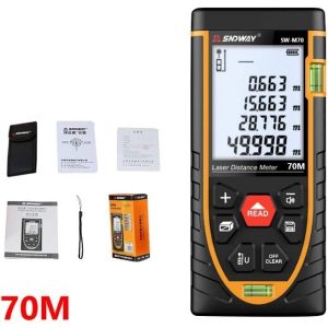 MÁY ĐO KHOẢNG CÁCH LASER 70M SNDWAY SW-M70 TIA ĐỎ